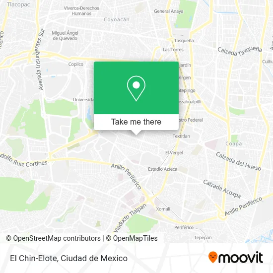 El Chin-Elote map