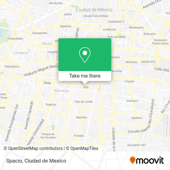 Spacio map