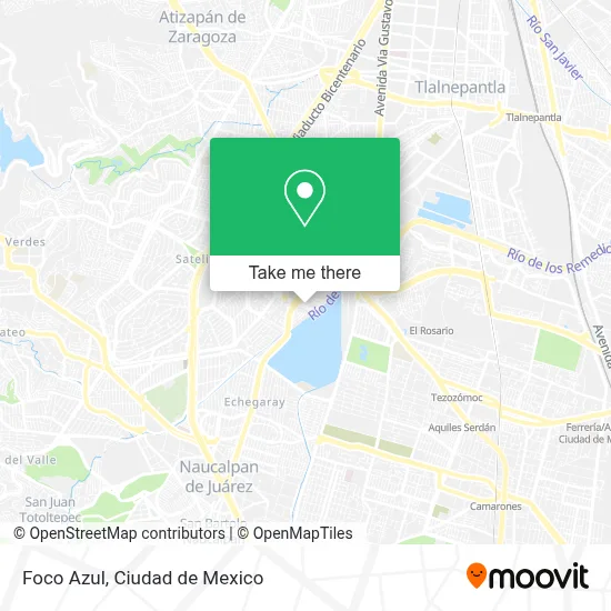 Foco Azul map