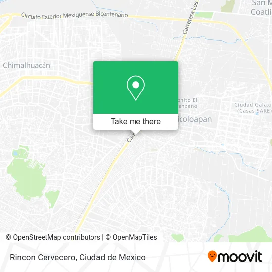 Rincon Cervecero map