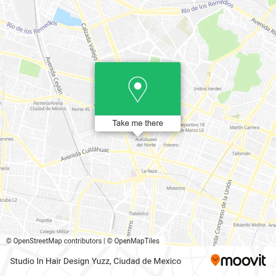 Studio In Hair Design Yuzz map