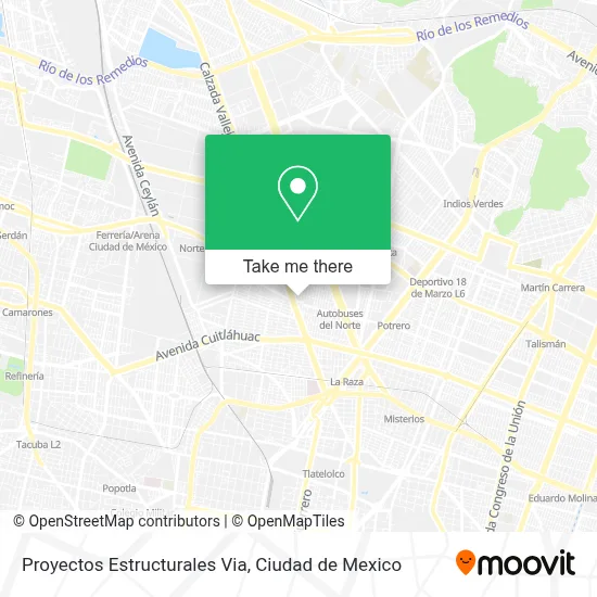 Proyectos Estructurales Via map