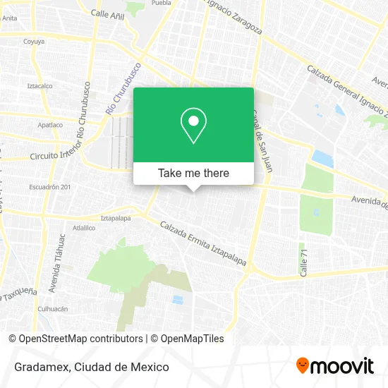 Gradamex map