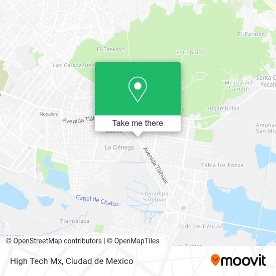 High Tech Mx map