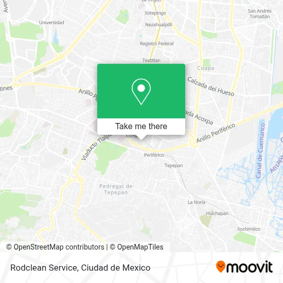 Rodclean Service map