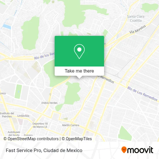 Fast Service Pro map