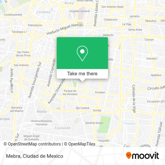 Mebra map