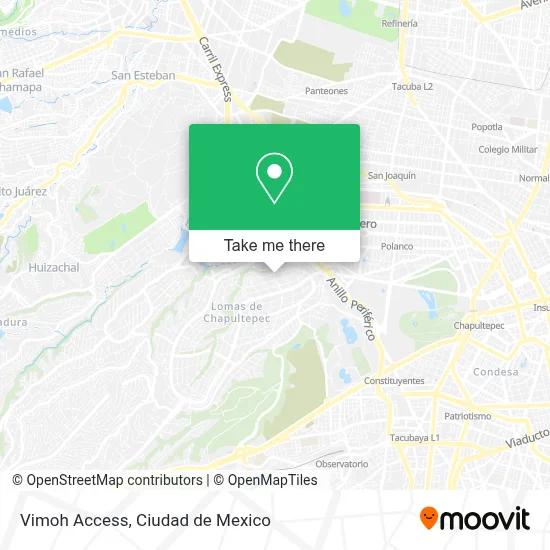 Vimoh Access map