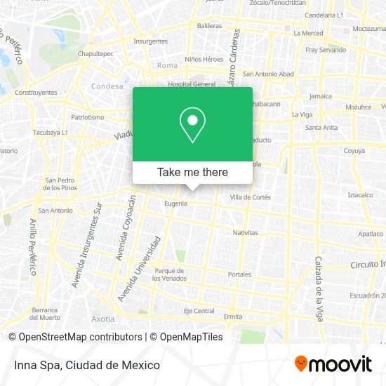 Inna Spa map