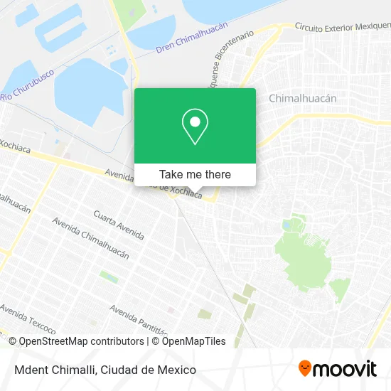 Mdent Chimalli map