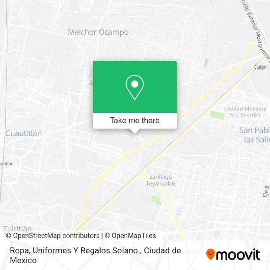Ropa, Uniformes Y Regalos Solano. map