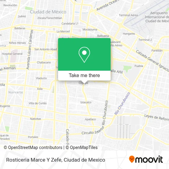 Rosticeria Marce Y Zefe map