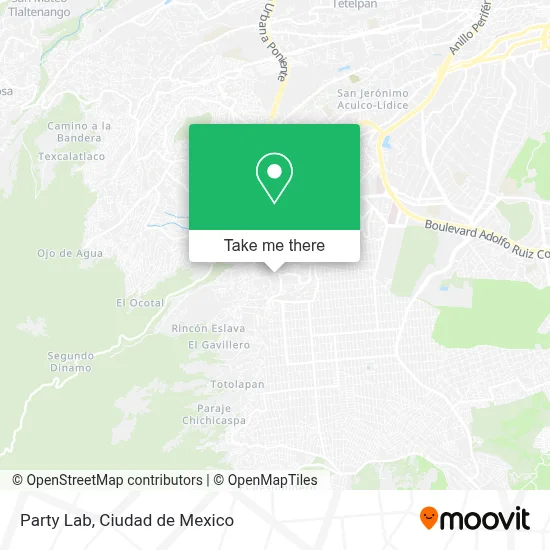 Party Lab map