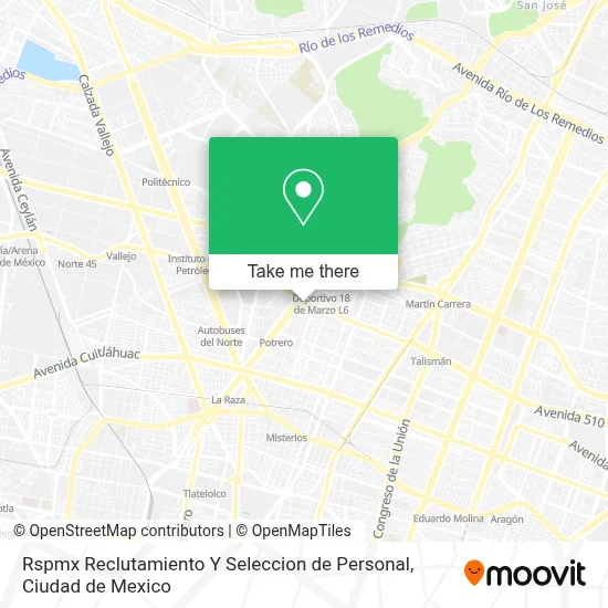Rspmx Reclutamiento Y Seleccion de Personal map