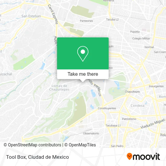Tool Box map