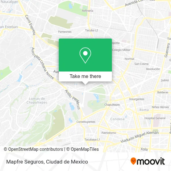 Mapfre Seguros map