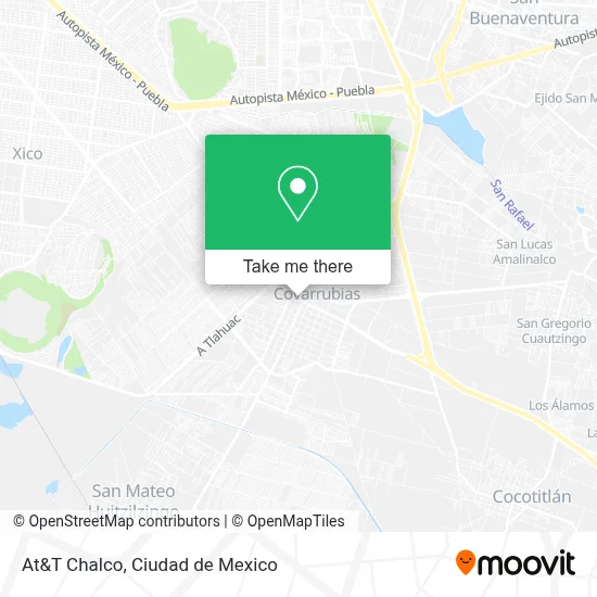 At&T Chalco map