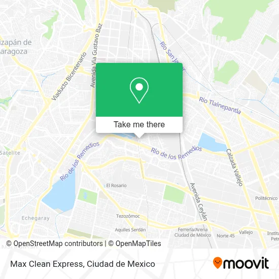 Max Clean Express map