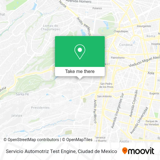 Servicio Automotriz  Test Engine map