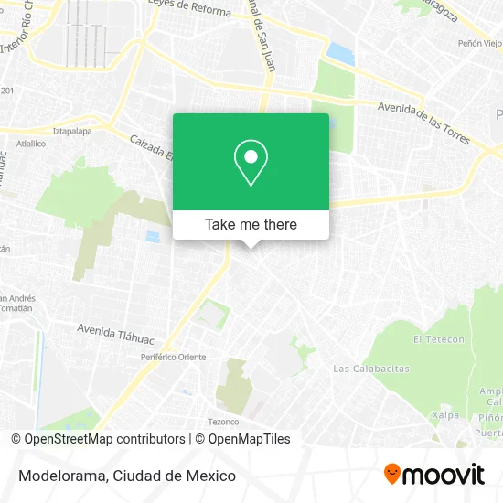 Modelorama map