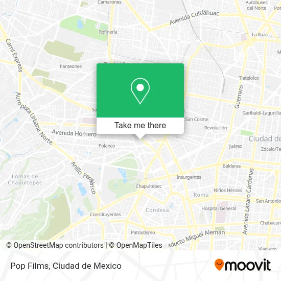 Pop Films map