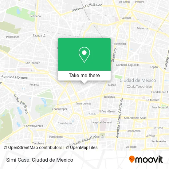Simi Casa map
