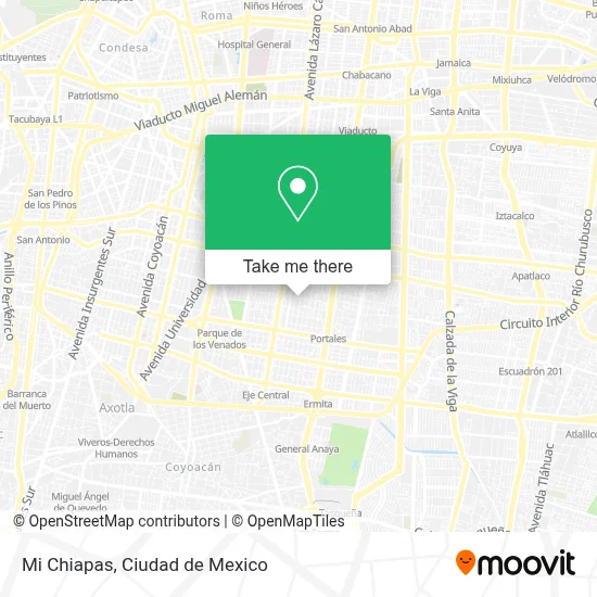 Mi Chiapas map