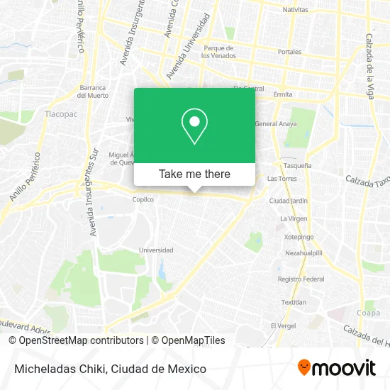 Micheladas Chiki map