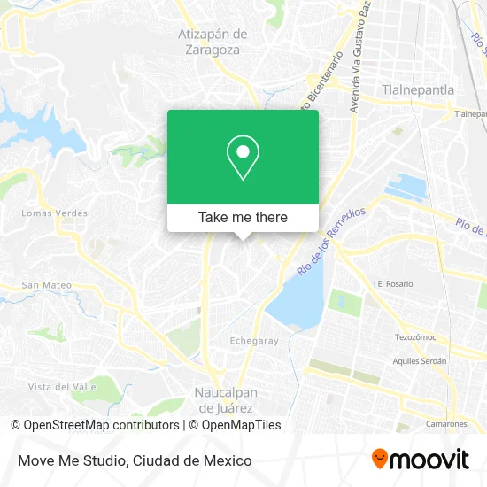 Move Me Studio map