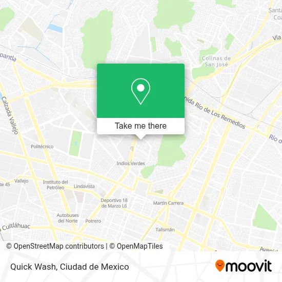 Quick Wash map