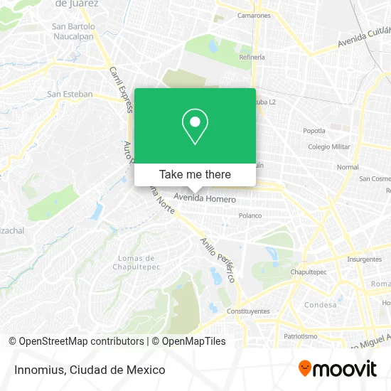 Innomius map