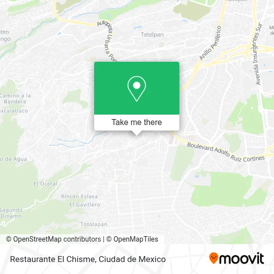 Restaurante El Chisme map