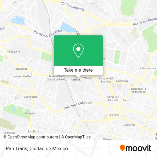 Pan Trans map