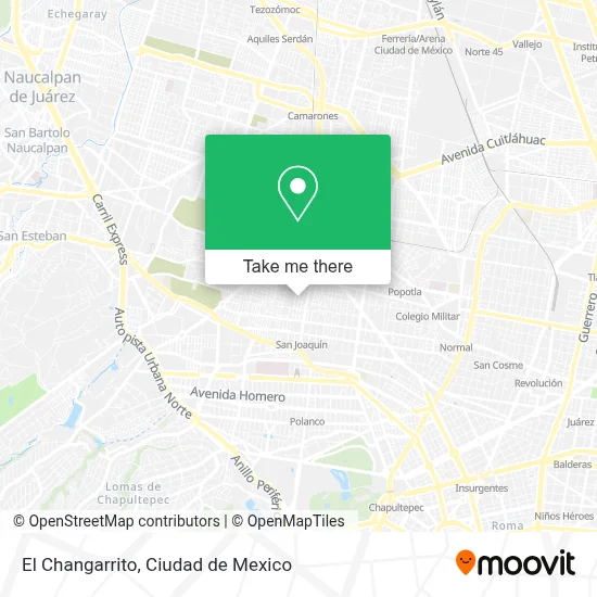 El Changarrito map