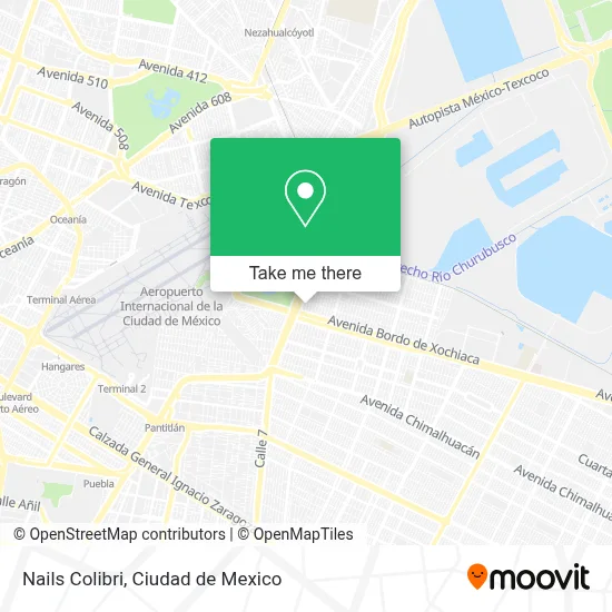Nails Colibri map