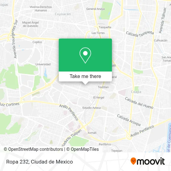 Ropa 232 map