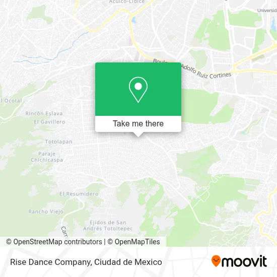 Rise Dance Company map