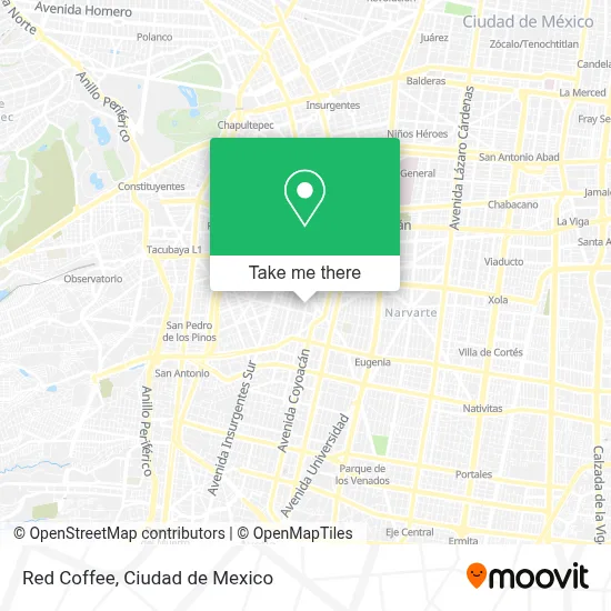 Red Coffee map
