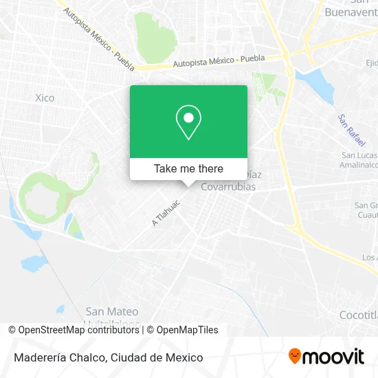 Maderería Chalco map