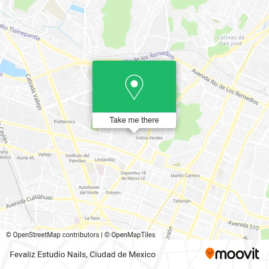 Fevaliz Estudio Nails map