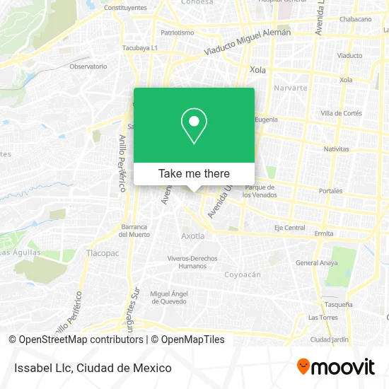 Issabel Llc map