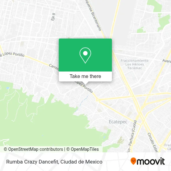 Rumba Crazy Dancefit map