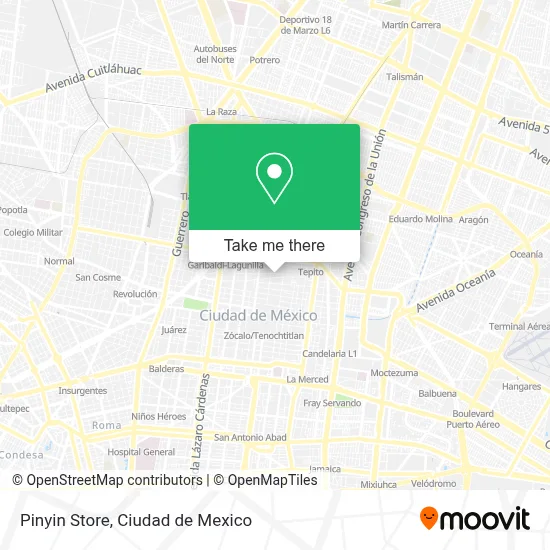 Pinyin Store map