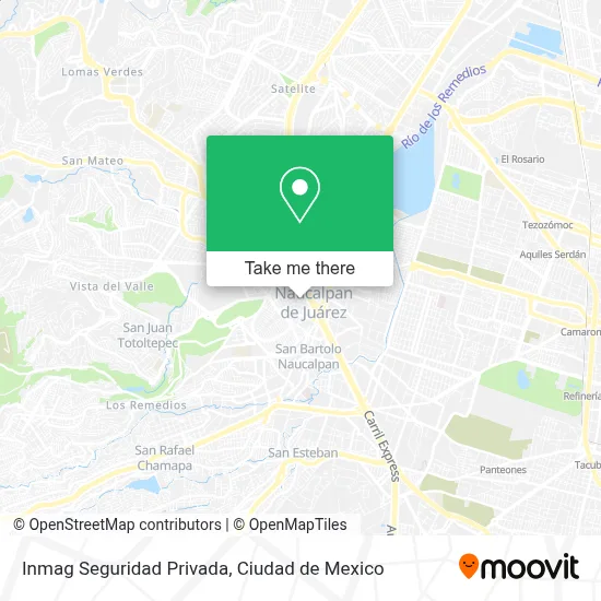 Inmag Seguridad Privada map