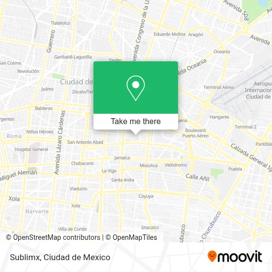 Sublimx map