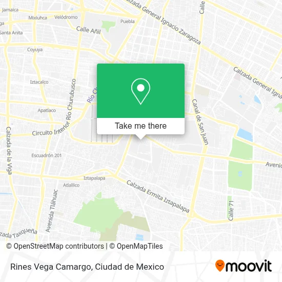 Rines Vega Camargo map
