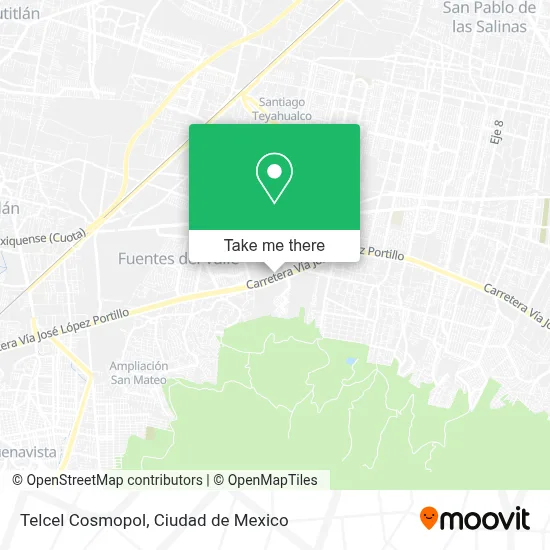 Telcel Cosmopol map