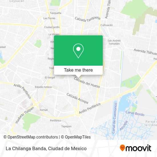 La Chilanga Banda map