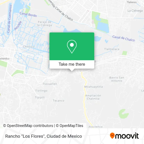 Rancho "Los Flores" map
