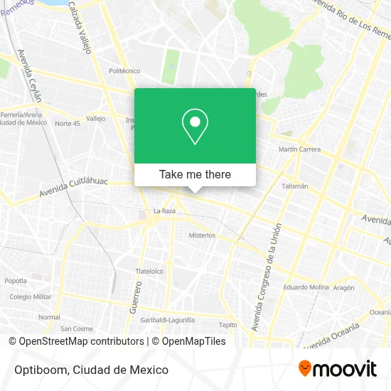 Optiboom map